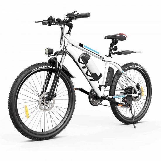 VIVI 350W Electric Bike, 26\" Electric Mountain Bike, Electric Bicycle/Electric Commuter Bike with Removable 36V 8Ah Lithium-Ion Battery, 21-Speed Gear Ebike for Adults Men Women