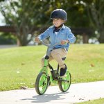 My First Balance-to-Pedal Training Bike for Kids in Green, Ages 2-5 Years, 12-Inch