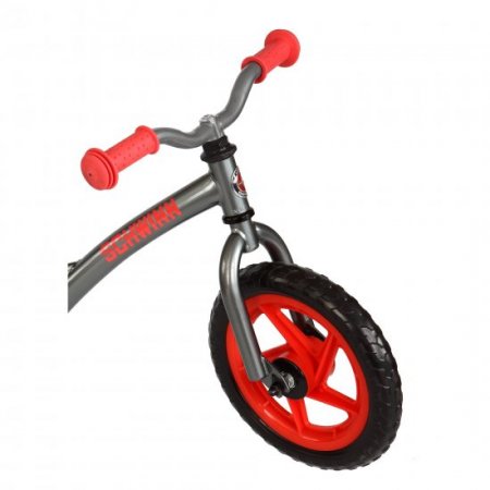 Schwinn Skip 2 Balance Bike for Learning to Ride, 12-inch wheels, ages 2 - 4, Graphite / Red