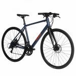 Decathlon Triban RC120, Aluminum Road Bike, Flat Bar, 700c, Medium, Blue