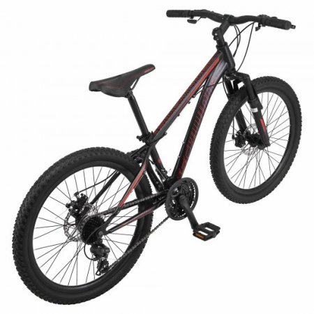 Schwinn Sidewinder Mountain Bike, 24-inch wheels, black, teen boys, girls