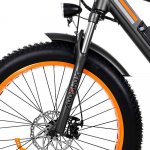 Addmotor 26 In. 48V 16Ah 750W 23MPH Mountain Electric Bikes for Adults Men, M-560 P7 Fat Tire Electric Bicycle 7 speeds Gear Outdoor Ebikes, Orange