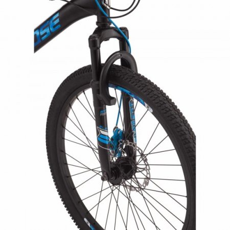 Mongoose Excursion mountain bike, 24-inch wheel, 21 speeds, boys, black