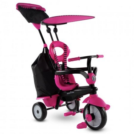 smarTrike Vanilla Plus, 4-in-1 Toddler Tricycle, 15M+, Pink