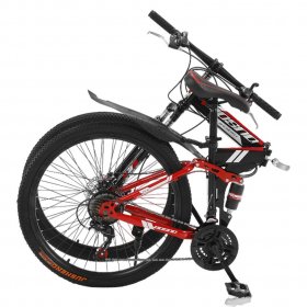 SUNYUAN Excursion Mountain Bike, 26-inch wheel, 21 speeds, black