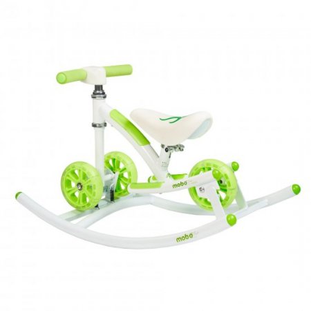 Mobo Wobo 2-in-1 Rocking Horse Baby Balance Bike, 1-3 Years Old, Baby Ride-On Toy, Green