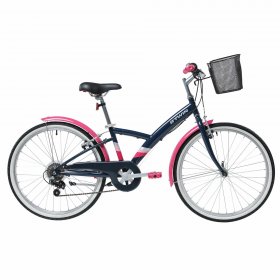 Decathlon Btwin Original 500 Girl's Bicycle, 24 In., Kids 4 Ft. 5 In. to 4 Ft. 11 In.