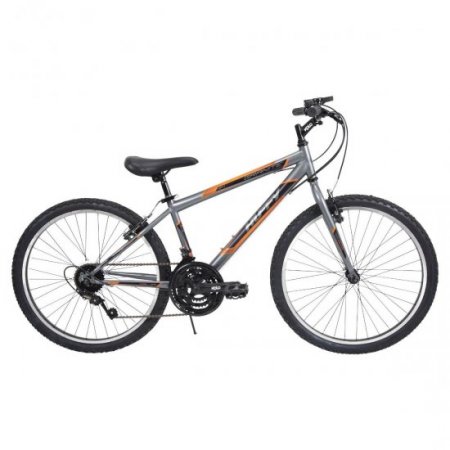 Huffy 64209 Granite 24 Inch Steel Hardtail Frame Boy's 15 Speed Mountain Bike