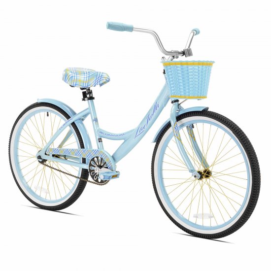 Kent 24\" La Jolla Girls Cruiser Bike, Light Blue