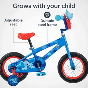 Nickelodeon Blue's Clues Kids Bike, 12 inch wheel, ages 2 to 4, blue