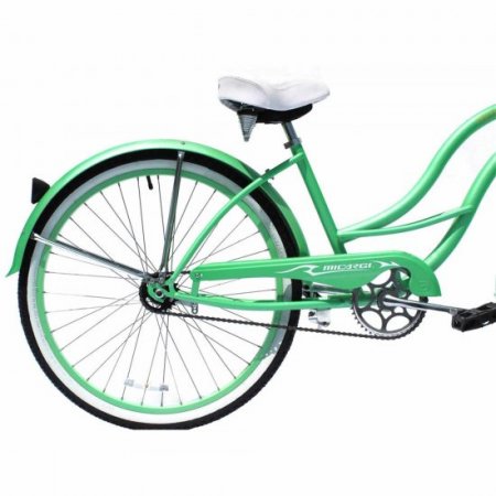 Micargi TAHITI-F-MGRN 26 in. Tahiti Women's Beach Cruiser Bicycle, Mint Green & Mint Green