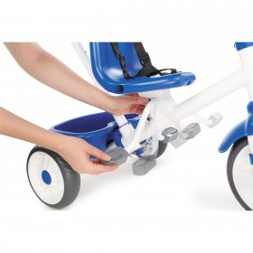 Little Tikes My First Trike 4-in-1 Trike in Blue, Convertible Tricycle for Toddlers with 4 Stages of Growth and Shade Canopy- For Kids Boys Girls Ages 9 Months to 3 Years Old