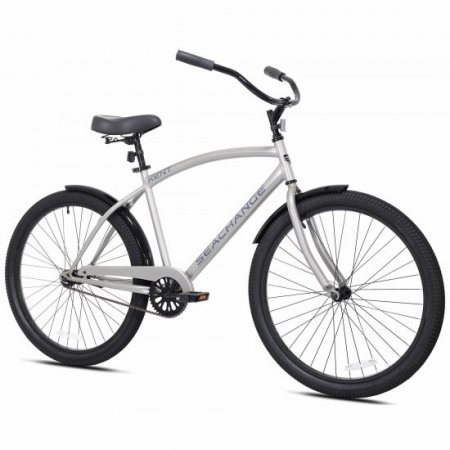 Kent, 26" Men's Seachange, Beach Cruiser Bicycle, Silver