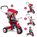 Radio Flyer, All-Terrain 4-in-1 Stroll 'N Trike, Air Tires, Red