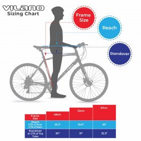 Vilano Diverse 3.0 Performance Hybrid Road Bicycle, 24 Speed Disc Brakes